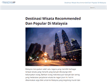 Tablet Screenshot of emalaysiatravel.com
